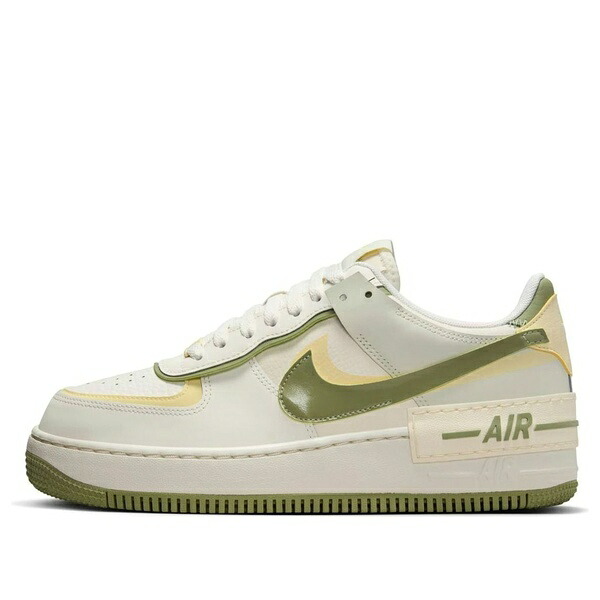 Nike ナイキ レディース スニーカー Sail/Alabaster/Pale Ivory/Oil Green 【(WMNS) Nike Air Force 1 Shadow 'Pale Ivory Oil Green' FN6335-101】 サイズ US_6(23.0cm)｜asty