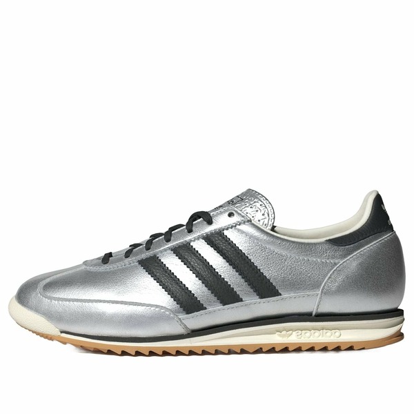 adidas アディダス レディース スニーカー Silver Metallic/Core Black/Off White 【(WMNS) adidas SL 72 OG \u0027Silver Metallic Core Black\u0027 JH6363】  大きさ US_5.5(22.5糎)