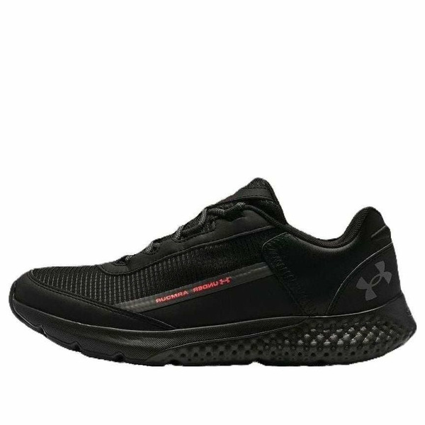Under Armour アンダーアーマー メンズ スニーカー 【Under Armour Charged Rogue SE 'Black Red' 3028444-001】 サイズ US_7(25.0cm)｜asty