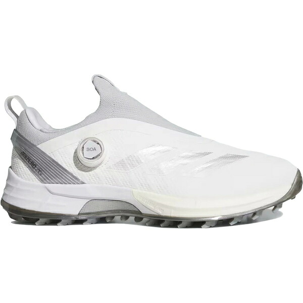 adidas アディダス メンズ スニーカー  【adidas Adizero ZG BOA Spikeless Golf Cloud White Silver Metallic】  大いさ US_7.5(25.5珊) Cloud White/Silver Metallic/Light Solid Grey スニーカー-靴