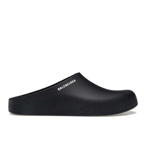 Balenciaga バレンシアガ メンズ スニーカー 【Balenciaga Pool Closed Slide Black】 サイズ US_7(25.0cm) Black Rubber｜asty