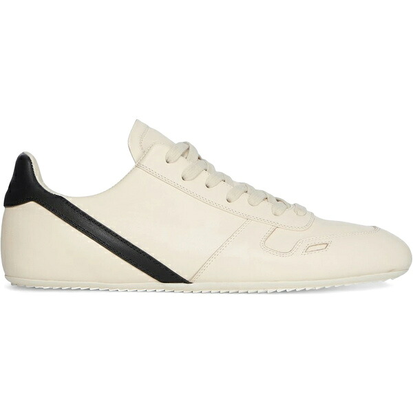 Rick Owens リックオウエンス メンズ スニーカー  【Rick Owens Concordians Minimal Sneaker Milk Black】  大いさ US_11.5(29.5糎) Milk/Black/Milk メンズ靴-スニーカー