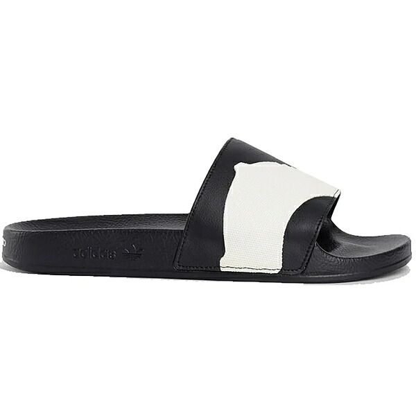 adidas アディダス メンズ スニーカー  【adidas Y-3 Adilette Black White】  大いさ US_9(27.0珊) Black/Footwear White スニーカー-靴-メンズ靴