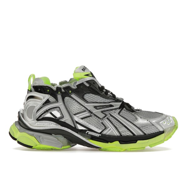 Balenciaga バレンシアガ メンズ スニーカー  【Balenciaga Runner White Neon Yellow】  サイズ US_9(27.0cm) White/Black/Neon Yellow