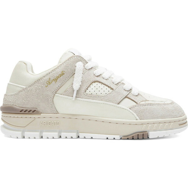 Axel Arigato アクセルアリガト メンズ スニーカー  【Axel Arigato Area Lo Fluffy White Beige Grey】  サイズ EU_47(32.0cm) White/Beige/Grey