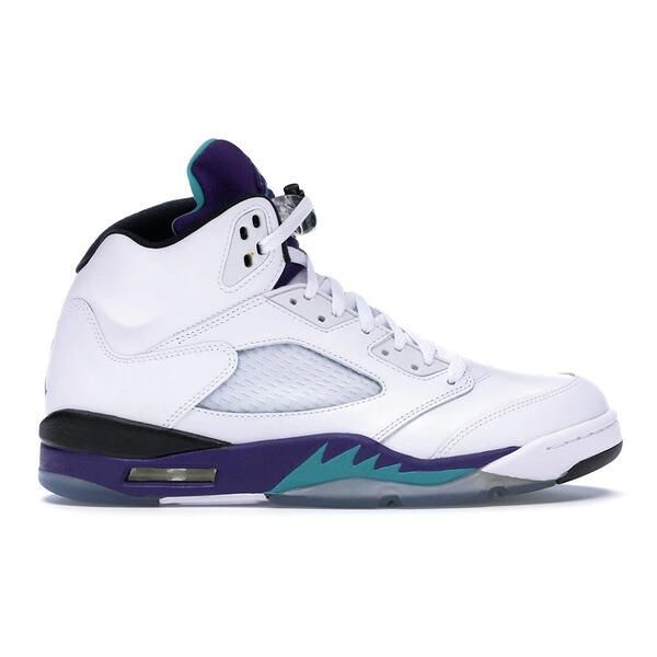 Jordan ジョーダン メンズ スニーカー  【Jordan 5 Retro Grape (2013)】  大きさ US_M_13 White/Emerald-New Grape-Ice Blue
