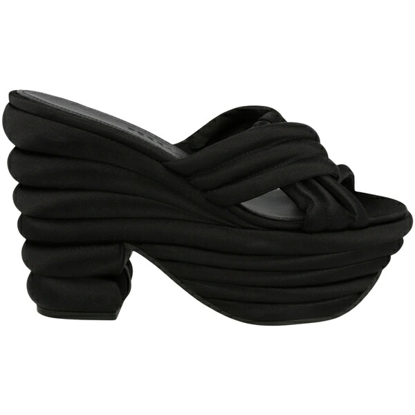Ferragamo フェラガモ レディース スニーカー  【Ferragamo Rey Platform Sandals Black (Women)】  サイズ US_9(26.0cm) Black