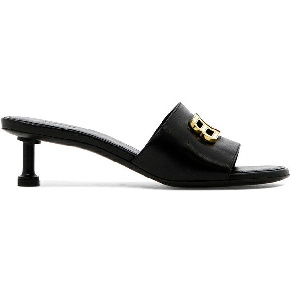 Balenciaga バレンシアガ レディース スニーカー  【Balenciaga Groupie 50MM Mule Sandals Black Leather (Women)】  サイズ US_7.5(24.5cm) Black