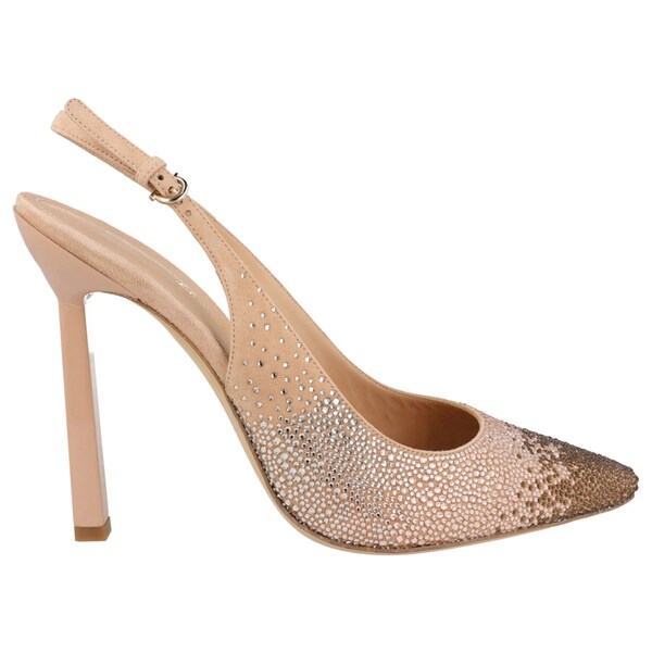 Ferragamo フェラガモ レディース スニーカー  【Ferragamo Jessie Crystal-Embellished Slingback Pumps Bone (Women)】  サイズ US_6(23.0cm) Bone