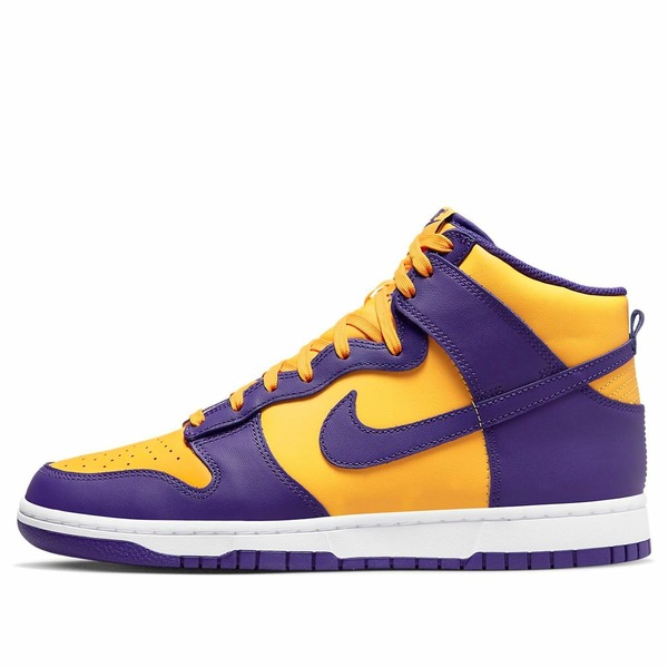 Nike ナイキ メンズ スニーカー ダンク 【Nike Dunk High \u0027Lakers\u0027 DD1399-500】  大いさ US_M_13 靴-メンズ靴