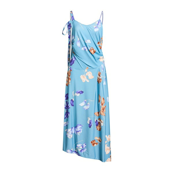 【送料無料】 レオナール パリ レディース ワンピース トップス Maxi dresses Azure