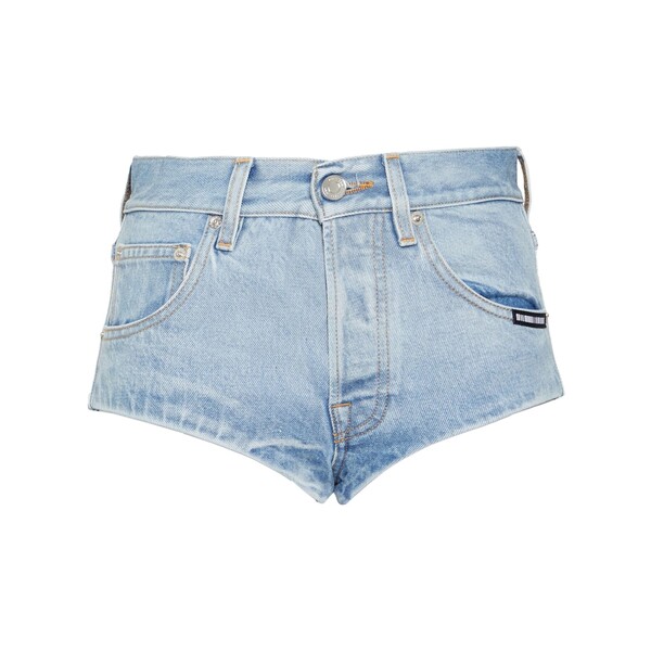 【送料無料】 ヴェトモン レディース デニムパンツ ボトムス Denim shorts Blue