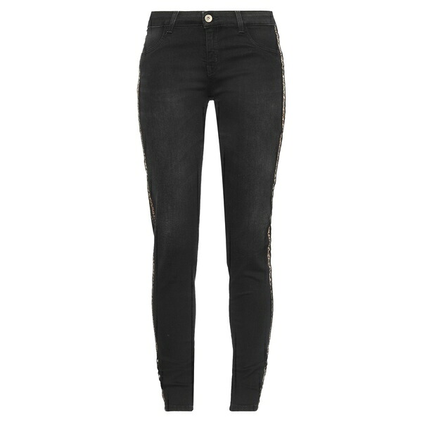 【送料無料】 コッカ レディース デニムパンツ ボトムス Jeans Black|asty