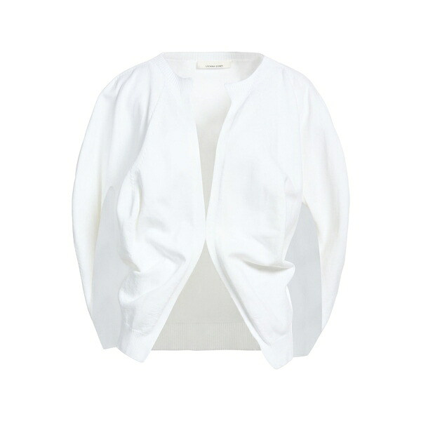 【送料無料】 リビアナコンティ レディース カーディガン アウター Cardigans White