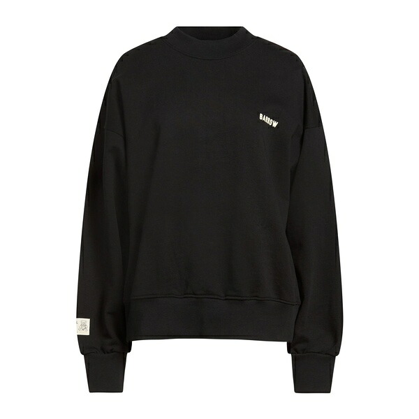【貨物輸送無料】 バロウ レディース パーカー・スウェットシャツ アウター Sweatshirts Black