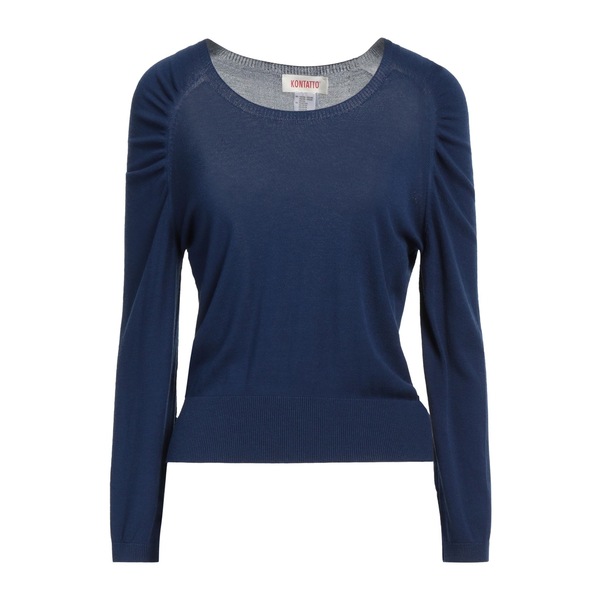 【送料無料】 コンタット レディース ニット&セーター アウター Sweaters Blue