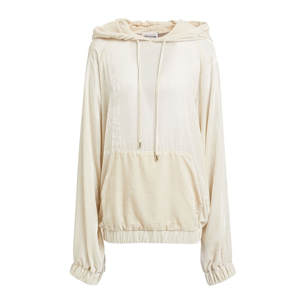 【貨物輸送無料】 セミクチュール レディース パーカー・スウェットシャツ アウター Sweatshirts White