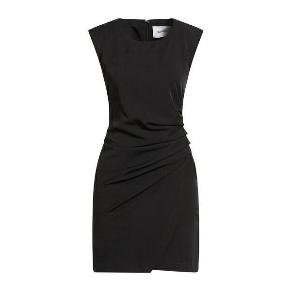 【送料無料】 シルビアンヒーチ レディース ワンピース トップス Mini dresses Black