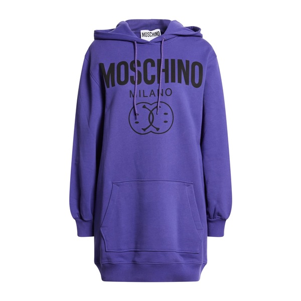 【送料無料】 モスキーノ レディース パーカー・スウェットシャツ アウター Sweatshirts Purple|asty