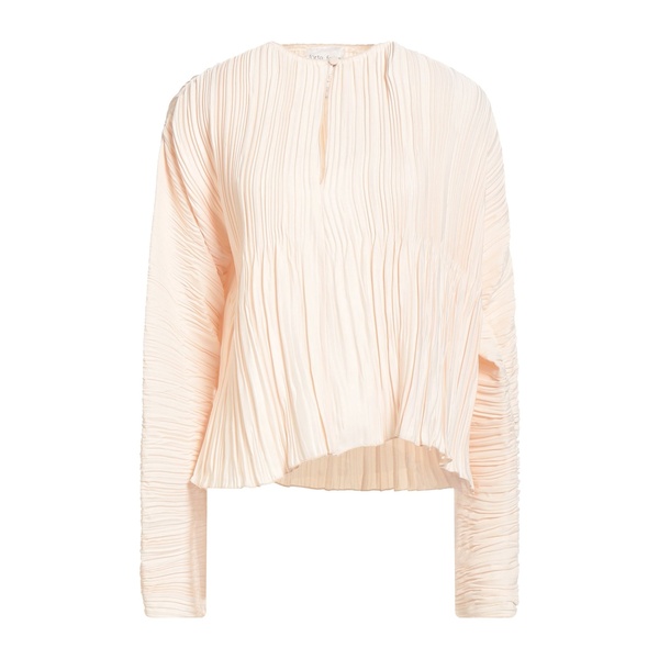 【送料無料】 フォルテ フォルテ レディース Tシャツ トップス Tops Beige｜asty