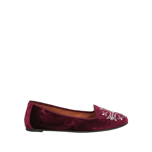 【送料無料】 ラス レディース スリッポン・ローファー シューズ Loafers Red|asty