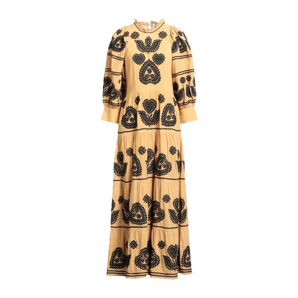 【送料無料】 アンティックバティック レディース ワンピース トップス Maxi dresses Yellow
