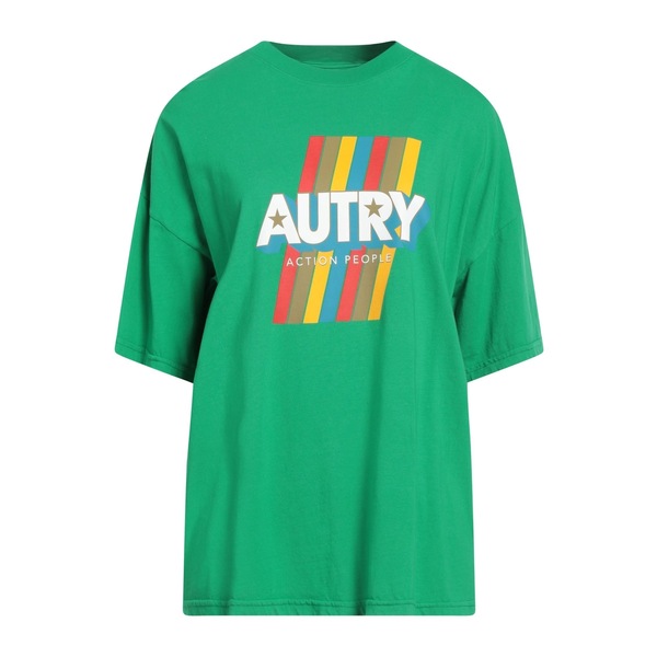 【送料無料】 オートリー レディース Tシャツ トップス T-shirts Green