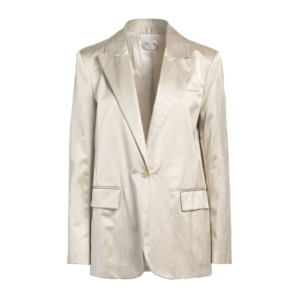 【送料無料】 フォルテ フォルテ レディース ジャケット＆ブルゾン アウター Blazers Beige