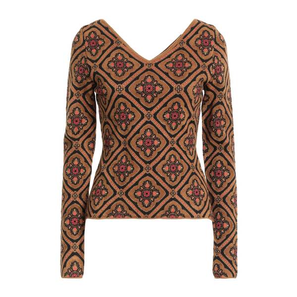 【送料無料】 エトロ レディース ニット&セーター アウター Sweaters Brown|asty