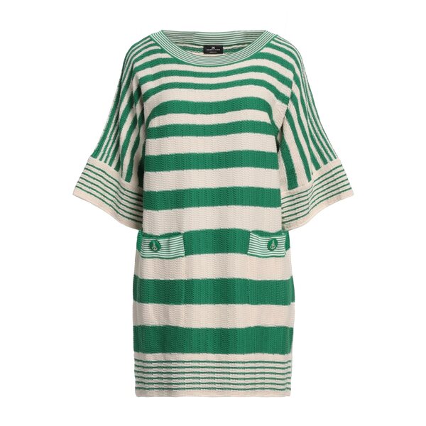 【送料無料】 エリザベスフランキ レディース ワンピース トップス Mini dresses Green