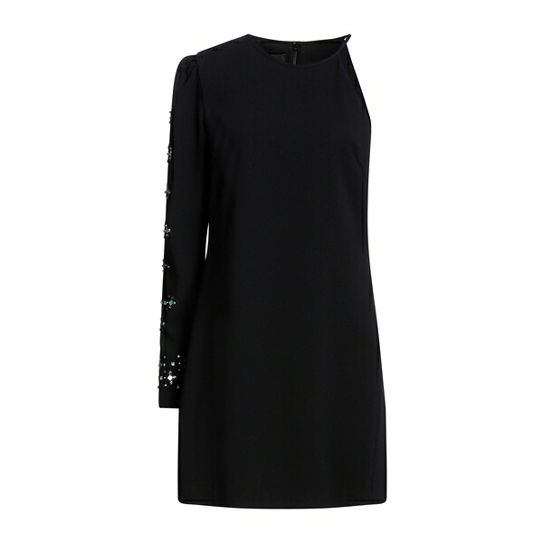 【送料無料】 ピンコ レディース ワンピース トップス Mini dresses Black