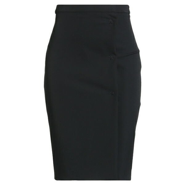 【送料無料】 コンパーニャ イタリアーナ レディース スカート ボトムス Midi skirts Black|asty