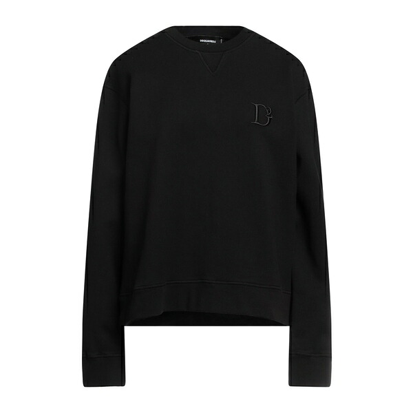 【送料無料】 ディースクエアード レディース パーカー・スウェットシャツ アウター Sweatshirts Black