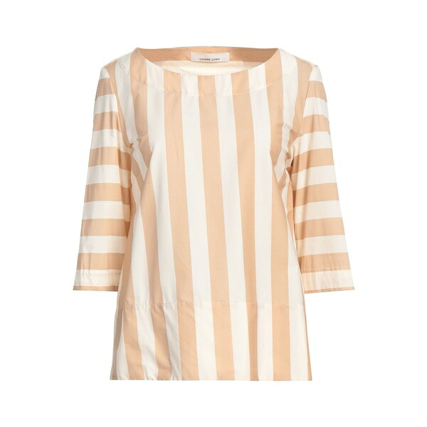 【送料無料】 リビアナコンティ レディース Tシャツ トップス Tops Beige