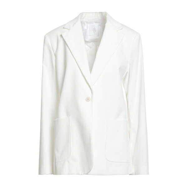 【送料無料】 イレブンティ レディース ジャケット＆ブルゾン アウター Blazers White
