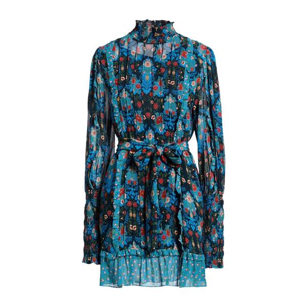 【送料無料】 ファーム リオ レディース ワンピース トップス Mini dresses Azure