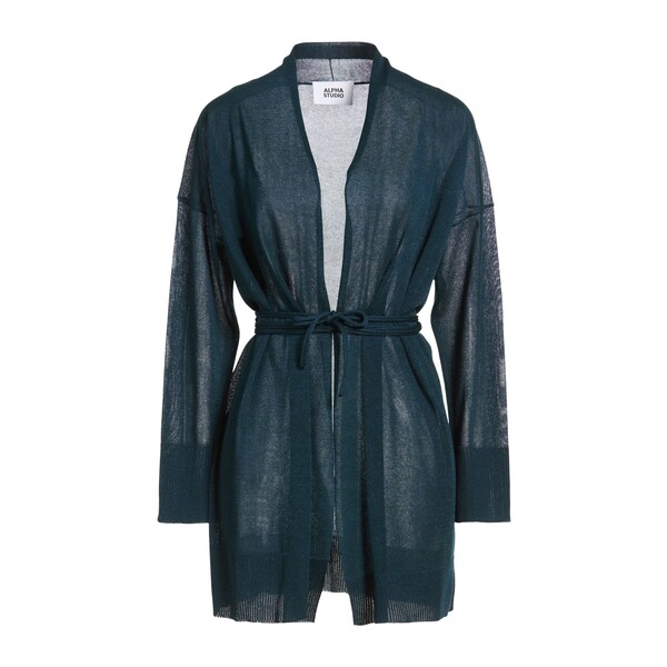 【貨物輸送無料】 アルファス テューディオ レディース ジレー アウター Cardigans Green