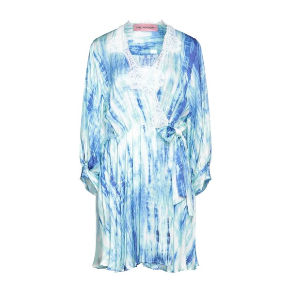 【送料無料】 ピンク メモリーズ レディース ワンピース トップス Mini dresses Blue