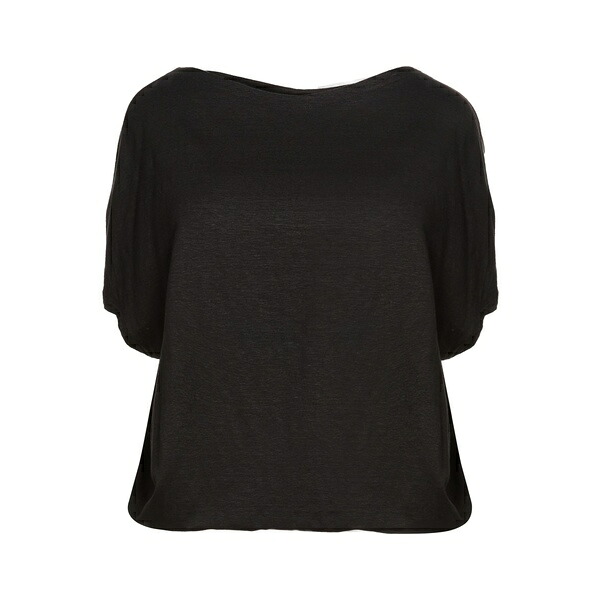 【送料無料】 ファビアナ フィリッピ レディース Tシャツ トップス T-shirts Black