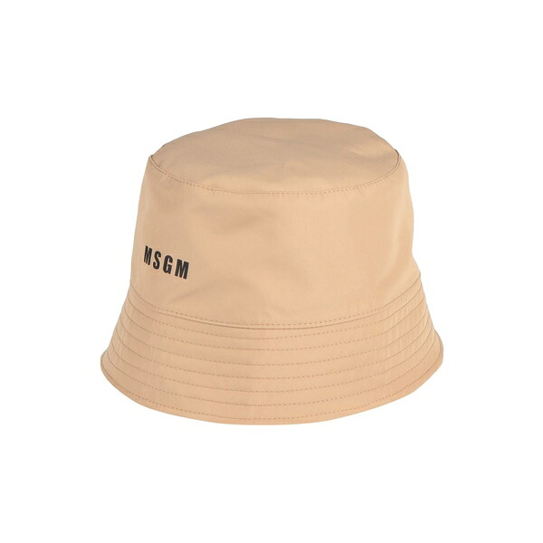 【送料無料】 エムエスジイエム レディース 帽子 アクセサリー Hats Beige｜asty