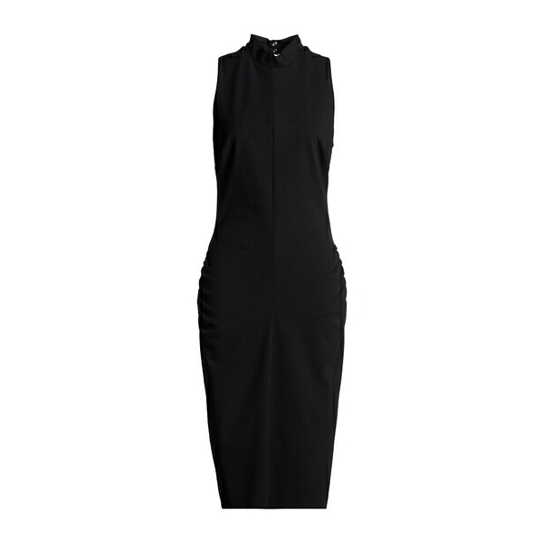 【送料無料】 アニエバイ レディース ワンピース トップス Midi dresses Black