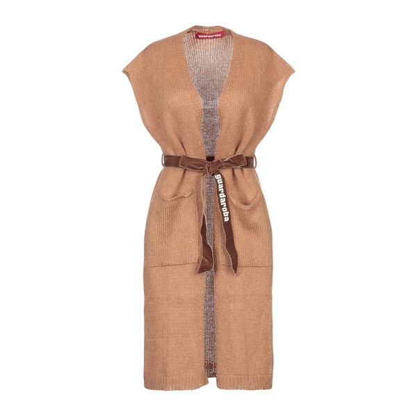 【貨物輸送無料】 アニエバイ レディース ジレー アウター Cardigans Beige