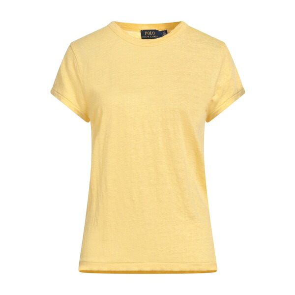 【送料無料】 ラルフローレン レディース Tシャツ トップス T-shirts Yellow