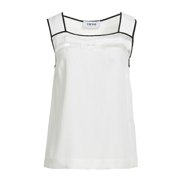 【送料無料】 フラーゼ フランチェスカ セヴェリ レディース Tシャツ トップス Tops White