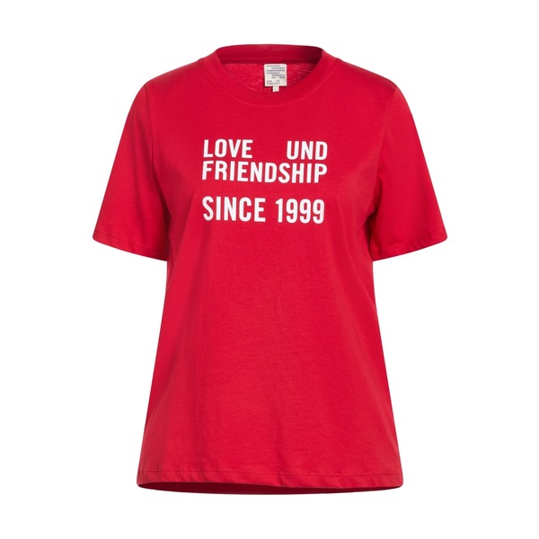 【貨物輸送無料】 バウムウンドヘルガーデン レディース プルオーバー トップス T-shirts Red