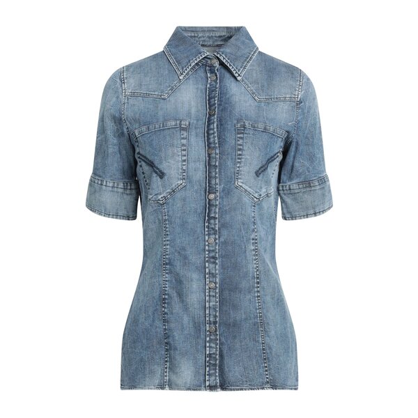 【送料無料】 ドンダップ レディース シャツ トップス Denim shirts Blue|asty