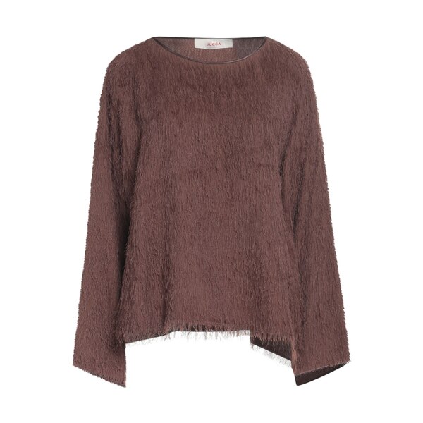 【送料無料】 ユッカ レディース Tシャツ トップス Tops Brown｜asty