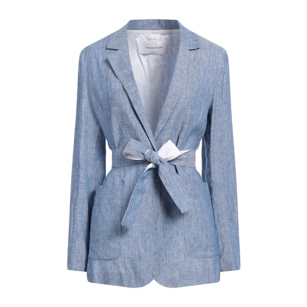 【貨物輸送無料】 ファビアナ フィリッピ レディース 上衣＆上衣 アウター Blazers Blue コート・ジャケット-レディースファッション