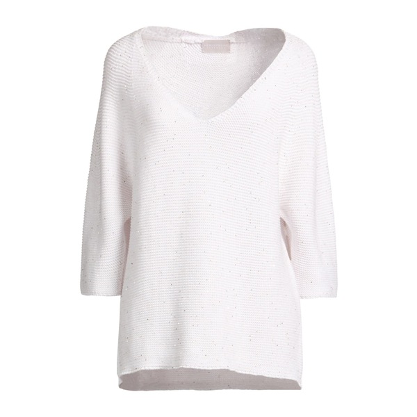 【送料無料】 エミスフィール レディース ニット&セーター アウター Sweaters White