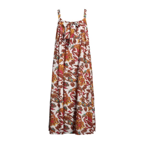 【送料無料】 クレオベラ レディース ワンピース トップス Midi dresses Brown